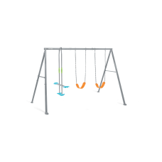 44123 Качели детские 343х254х211см тройные, от 3 до 10 лет